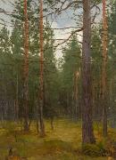unknow artist Pine forest china oil painting artist